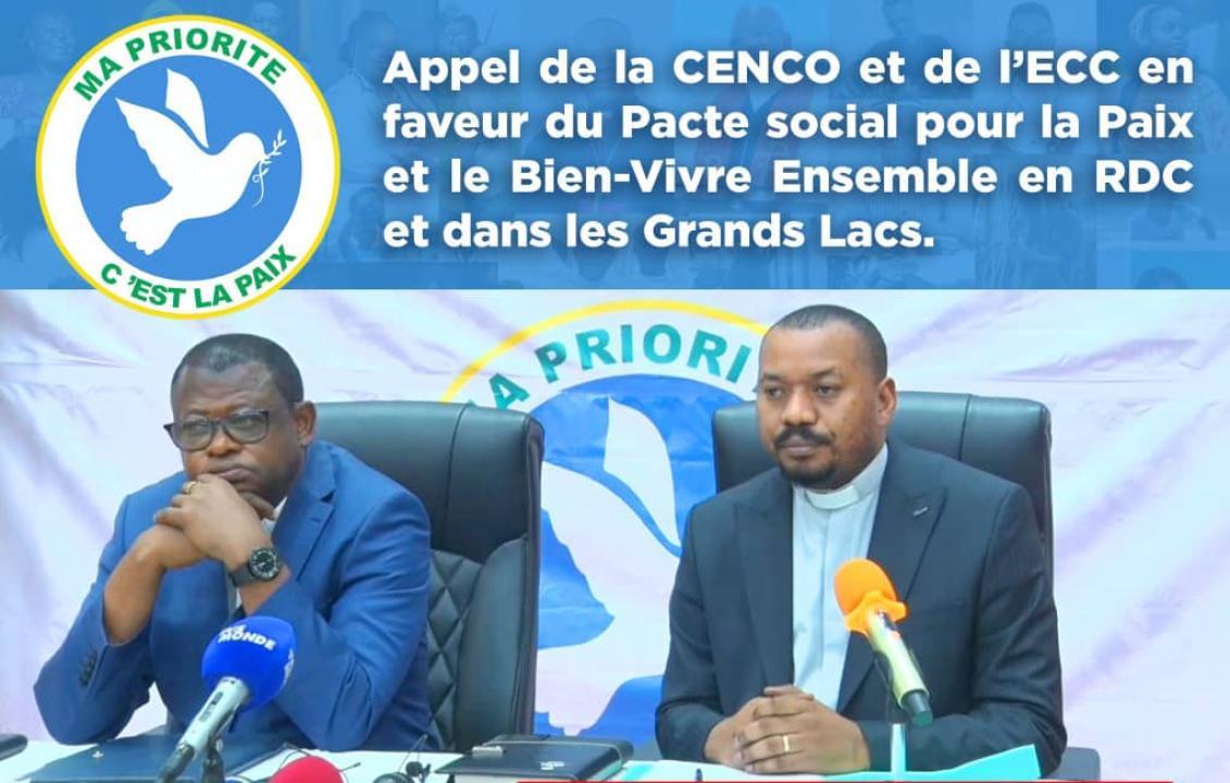 RDC – Pacte social pour la paix : la CENCO et l’ECC finalisent leur rapport, en attente du feu vert de Tshisekedi